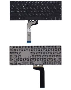 Клавиатура для ноутбука Asus Vivobook 14 X405U черная Оем