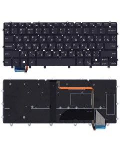 Клавиатура для Dell XPS 13 9343 Inspiron 13 7000 Series черная с подсветкой Sino power