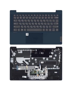 Клавиатура для Lenovo IdeaPad 5 14ARE05 Series p n 5CB1A13563 черная с синим топкейсом Vbparts