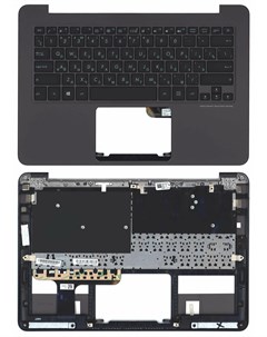Клавиатура для Asus ZenBook UX305CA топкейс черная Vbparts