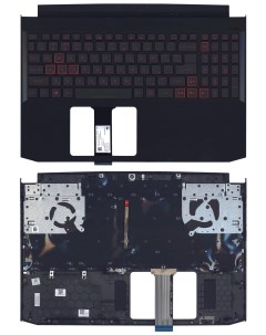 Клавиатура для ноутбука Acer Nitro5 AN515 44 черная топ панель Оем