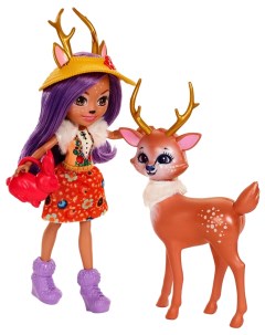 Игровой набор Mattel FDG01 Волшебный сад из двух кукол с любимыми зверюшками Enchantimals