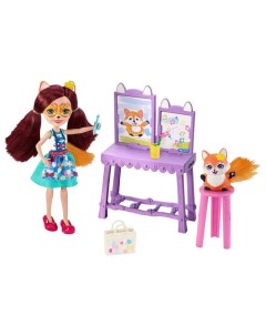 Enchantimals GBX03 Кукла со зверушкой и тематическим набором Mattel