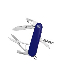 Нож перочинный 11 функций рукоять АБС пластик синий 9 см Stinger