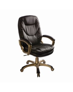 Кресло руководителя CH 868YAXSN темно коричневый искусственная кожа Бюрократ