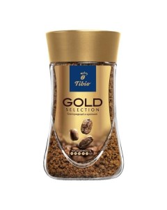 Кофе Gold Selection растворимый 47 5 г Tibio
