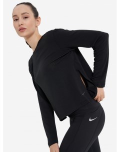 Лонгслив женский Yoga Dri FIT Черный Nike