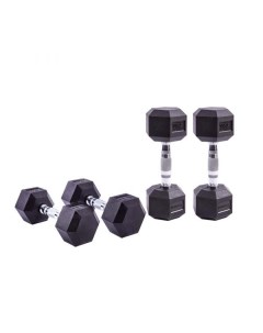 Гексагональные гантели 20кг Hex Dumbbell LP8005 20 пара Live pro