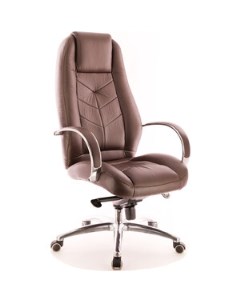 Кресло руководителя Drift Lux M экокожа коричневый Everprof