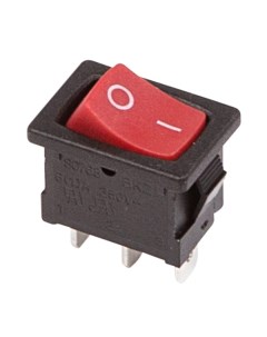 Переключатель 36 2131 клавишный 250V 6А 3с ON ON красный Mini RWB 202 SC 768 Rexant