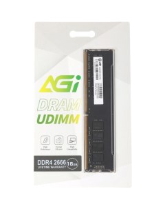 Оперативная память AGI DDR4 16GB 2666MHz DIMM AGI266616UD138 DDR4 16GB 2666MHz DIMM AGI266616UD138 Agi