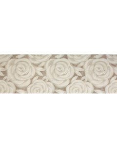 Керамическая плитка 9535 Rectificado Crema Relieve Rose настенная 30х90 см Porcelanite dos