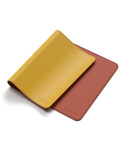 Коврик Eco Leather Deskmate Yellow Orange ST LDMYO180625 Satechi