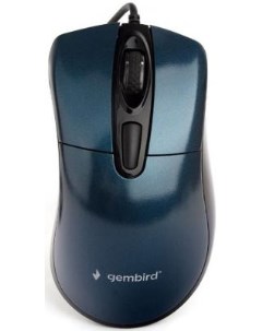 Мышь проводная MOP 415 B синий USB Gembird