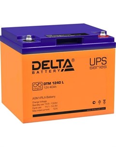 Аккумуляторная батарея для ИБП DTM 1240 L 12В 40Ач Дельта