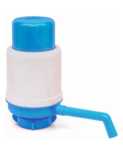 Помпа для 19л бутыли Дельфин Эко механический голубой картон Aqua work