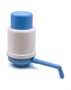 Помпа для 19л бутыли Дельфин Квик механический голубой белый картон Aqua work