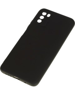 Чехол накладка Poco M3 poOriginal 03 black для смартфона Pocophone M3 силикон черный poOriginal 03 Df