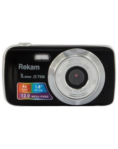 Фотоаппарат цифровой компактный iLook S755i Black Rekam