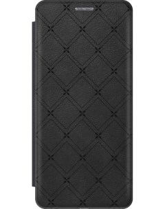 Чехол книжка на Samsung Galaxy S24 с рисунком Стильные линии черный Gosso cases
