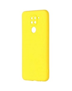 Клип кейс Pero Xiaomi Redmi Note 9 Силикон Yellow Nobrand