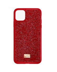 Чехол iPhone 13 Mini Swarovski цвет Красный Nobrand