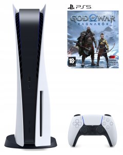 Игровая приставка PlayStation 5 игра God of War Ragnarok белый Sony