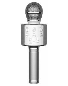 Микрофон для караоке серебро Mobility