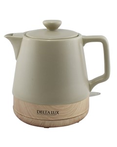 Чайник электрический DE 1013 1 л белый Delta lux
