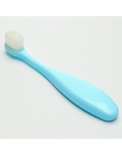 Детская зубная щетка с мягкой щетиной цвет голубой Nobrand