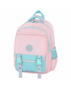 Рюкзак школьный Snap Light pink 272067 для девочки в школу для подростков Brauberg