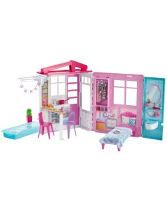 Кукольный домик FXG54 Barbie Раскладной Mattel