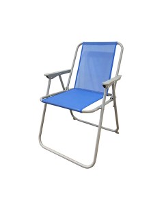 Кресло складное Уют синее 530х470х760 мм Nobrand