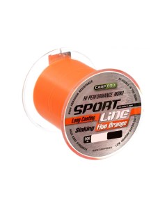 Леска монофильная Sport Line 0 286 мм 300 м 5 6 кг Orange Carp pro