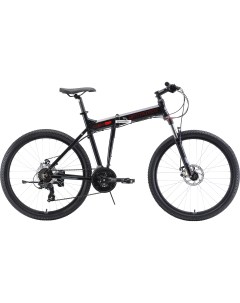 Велосипед Cobra 26 2 D 2019 18 black gray red Stark