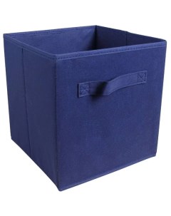 Короб для хранения 27 х 27 х 28 см синий Nobrand