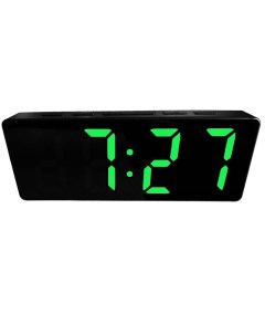 Электронные LED часы настольные с будильником отображением даты и температуры Zweisieben