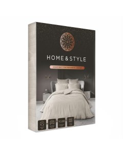 Комплект постельного белья Promesse полутораспальный сатин Home and style