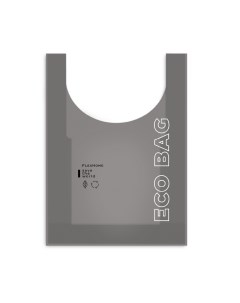 Сумка Eco Bag 35х56 см TPU серая матовая Flexhome