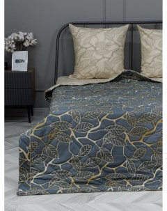 Комплект постельного белья с одеялом Золотой день семейный Doncotton