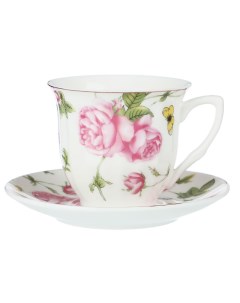 Розовый сад Набор чайный 12 пр 220мл 14см фарфор Millimi