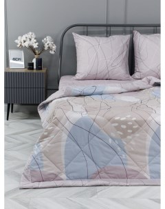 Комплект постельного белья с одеялом Абстракция 1 5 спальный Doncotton