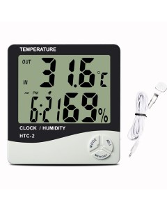 Термометр гигрометр 2 температура в помещении и на улице влажность Htc