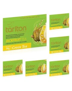 Чай зелёный Jackfruit 25 пакетиков х 6 шт Tarlton