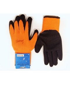 Перчатки универсальные с полиуретановым покрытием р 10 оранжево черные un l00 Unitraum