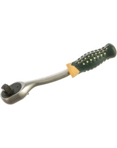 ROCK FORCE Ключ трещотка 1 2 72 зуба реверсивная усиленная изогнутая с резиновой ручкой R Rockforce