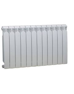Биметаллический радиатор RT500 85 12 секции белый b9920111565 Bilux