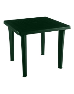 Стол для дачи для пикника темно зеленый 85х85х74 см Nobrand