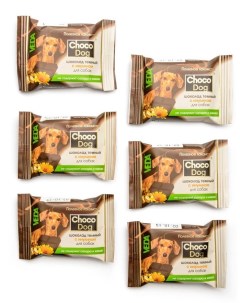 Лакомство для собак Choco Dog темный шоколад с инулином 90г Veda