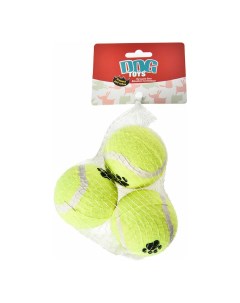 Игрушка для собак Dog Toys набор мячей теннисных 4 5см Nobrand